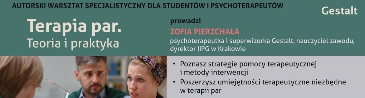 Wilanowska Pracownia Psychoterapii - Zofia Pierzchała Terapia par. Teoria i praktyka 